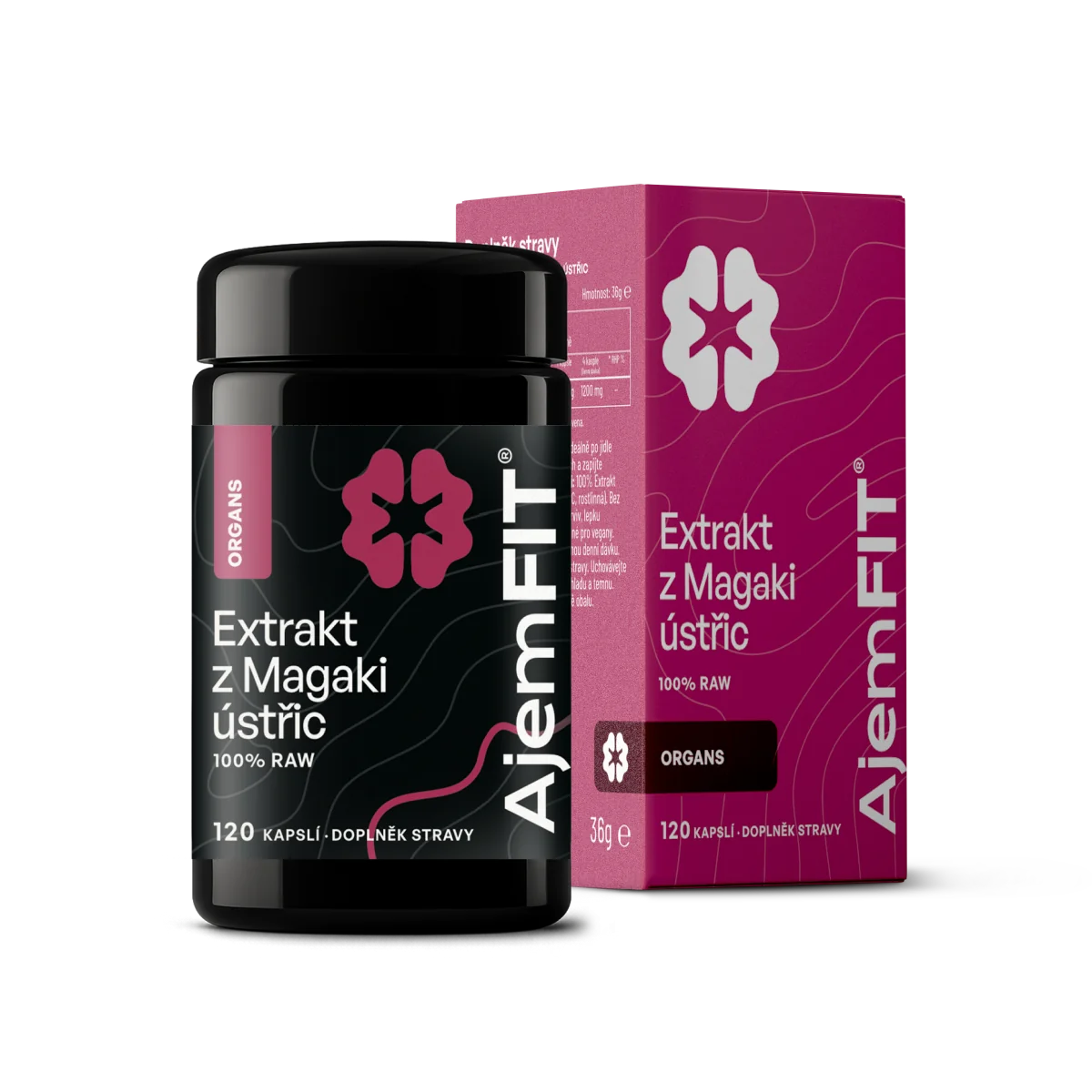 AjemFIT Extrakt z Ústřic Magaki - 120 kapslí 