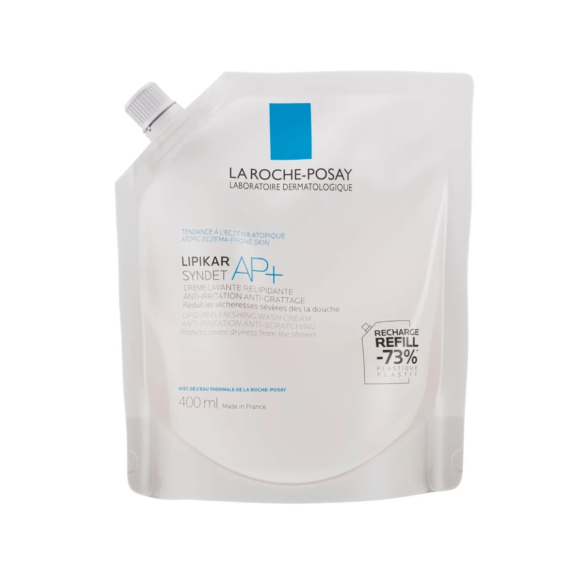 La Roche-Posay Lipikar Syndet AP+ čisticí krémový gel – refill 400 ml