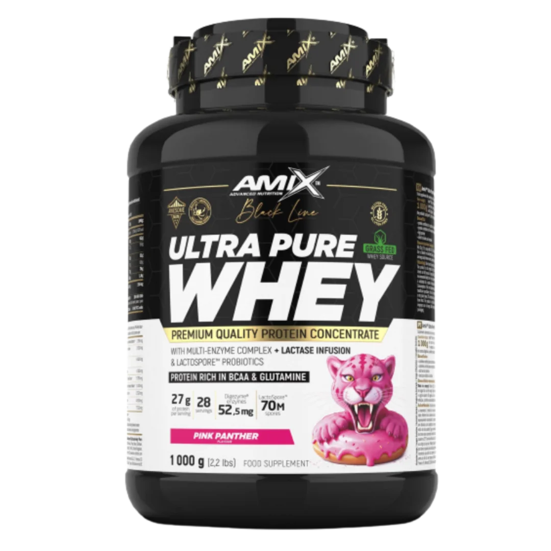 Amix Nutrition Black Line Ultra Pure Whey Protein 1000g - pink panther