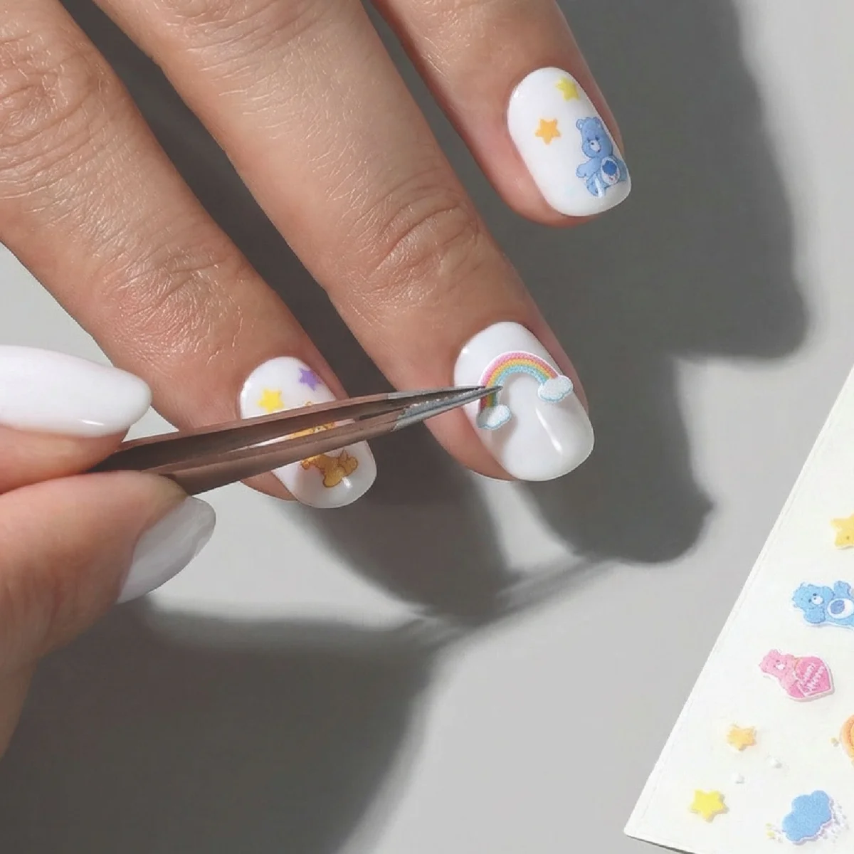 Londontown Care Bears nálepky na nehty 1 ks