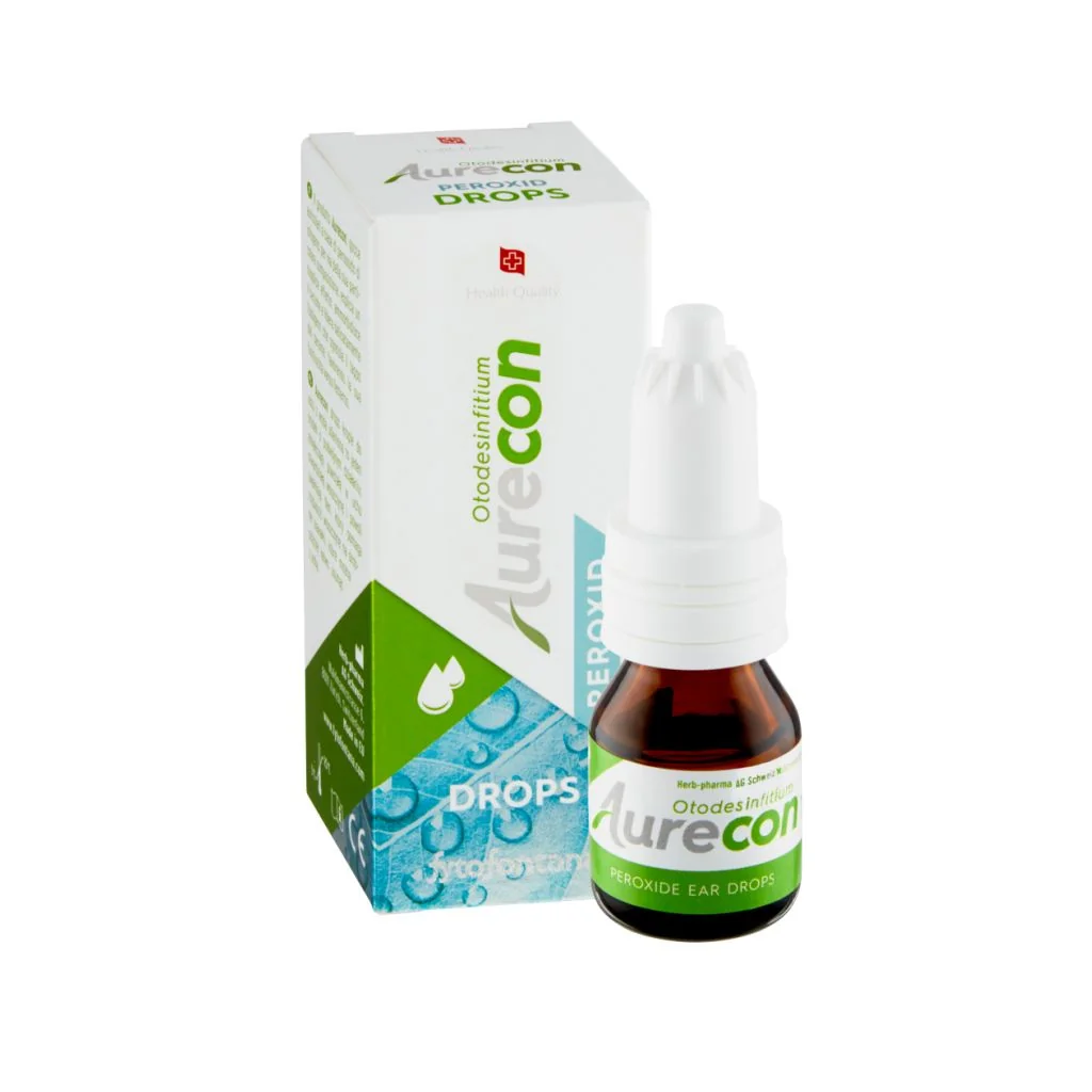 Aurecon Peroxid drops ušní kapky 10 ml