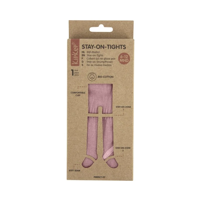 KipKep dětské punčocháče Stay-on-Tights 6-12m Mauve