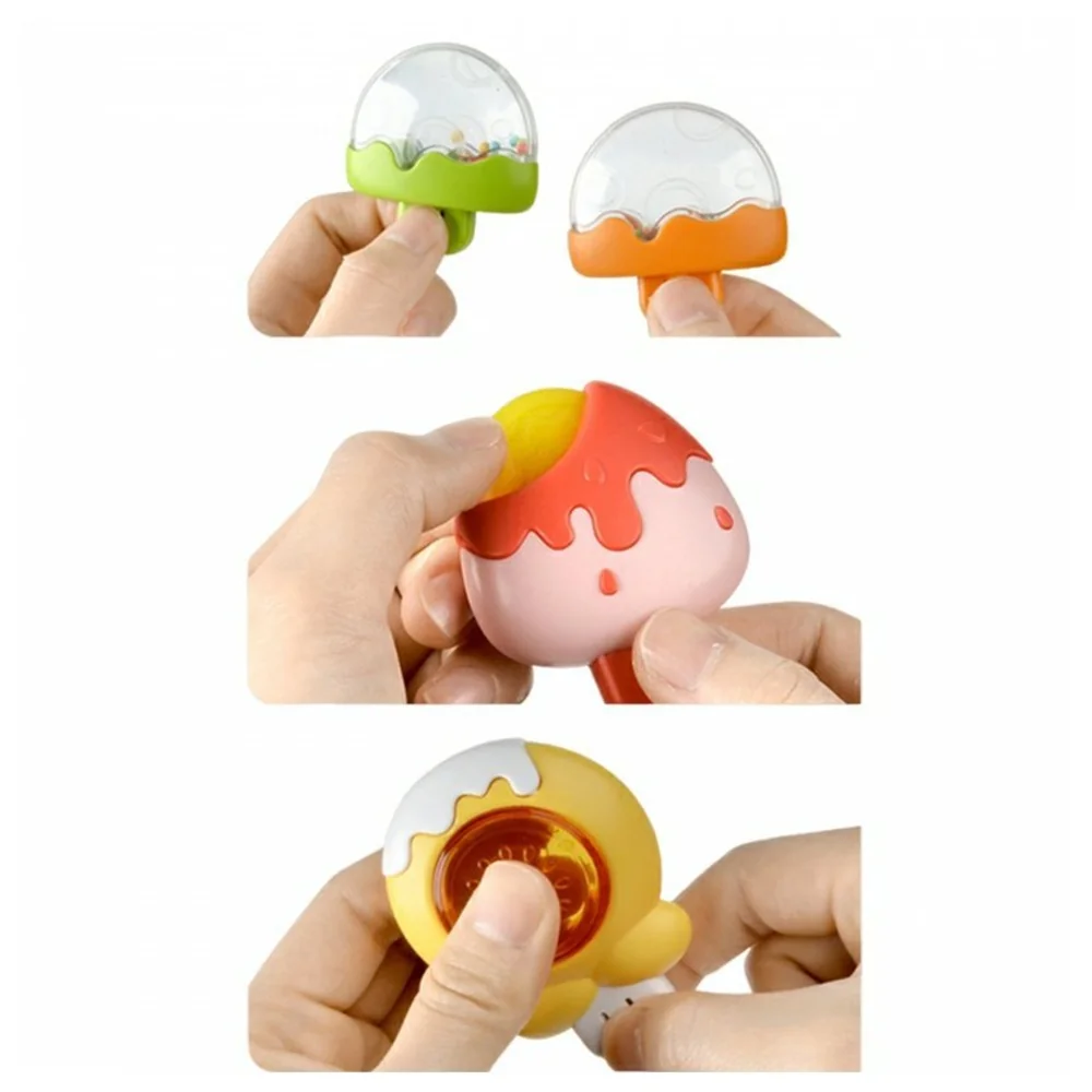 Woopie Senzorická hračka spinner - včela, kuře, králík