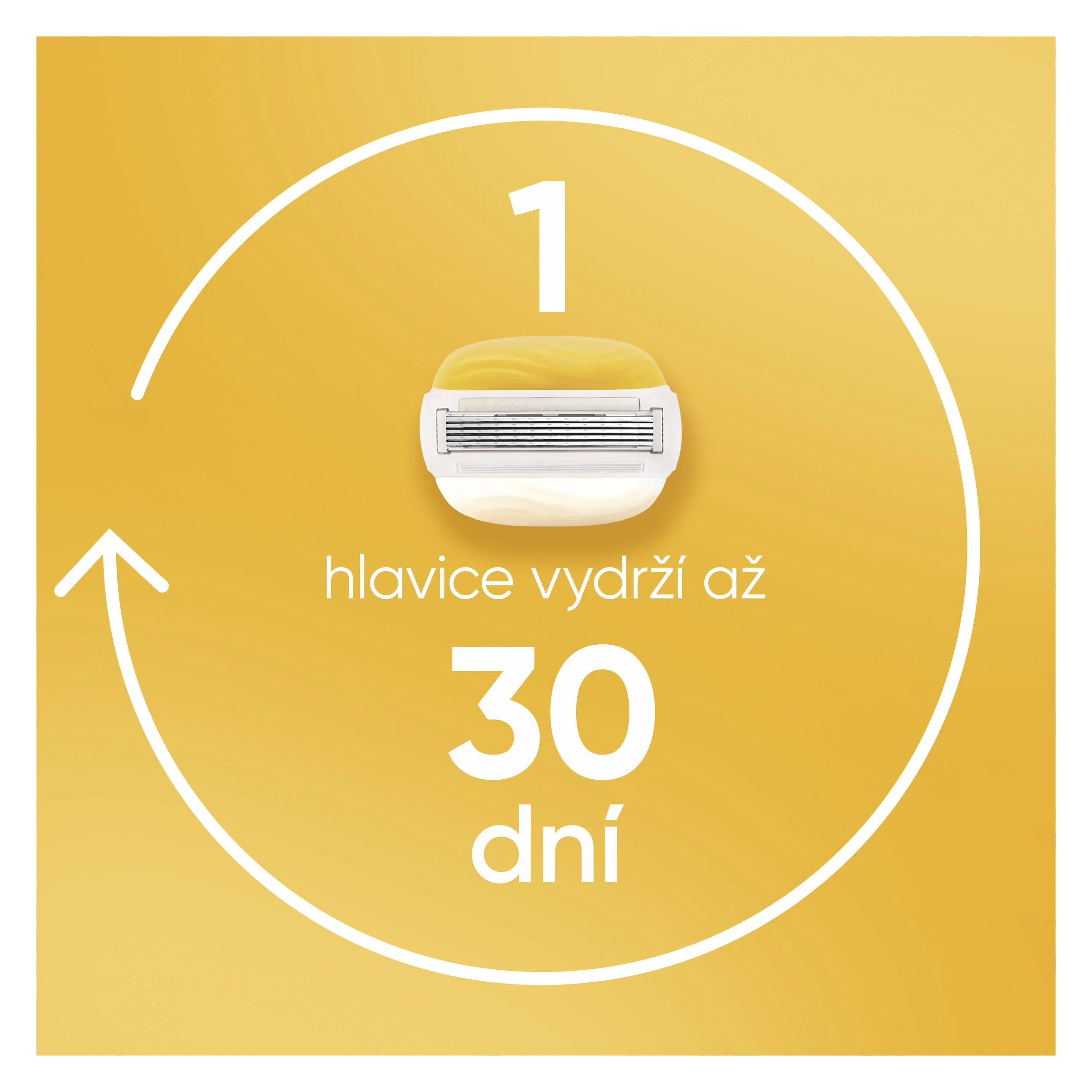 Gillette Venus Comfortglide Coconut náhradní hlavice 3 ks