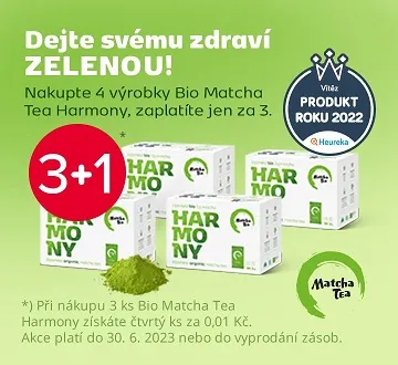Matcha Tea Bio Harmony 3+1 (červen 2023)