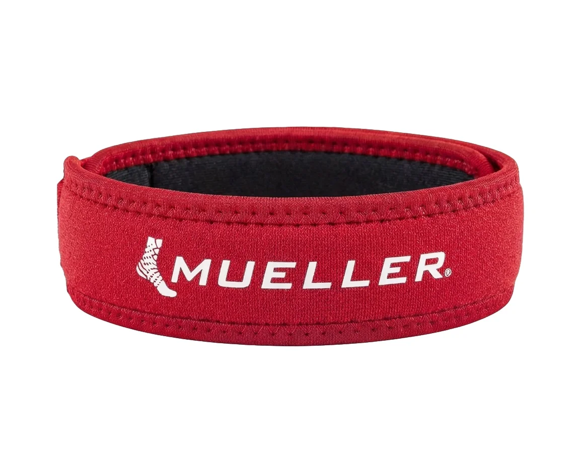Mueller Jumper's Knee Strap Red, podkolenní pásek červený