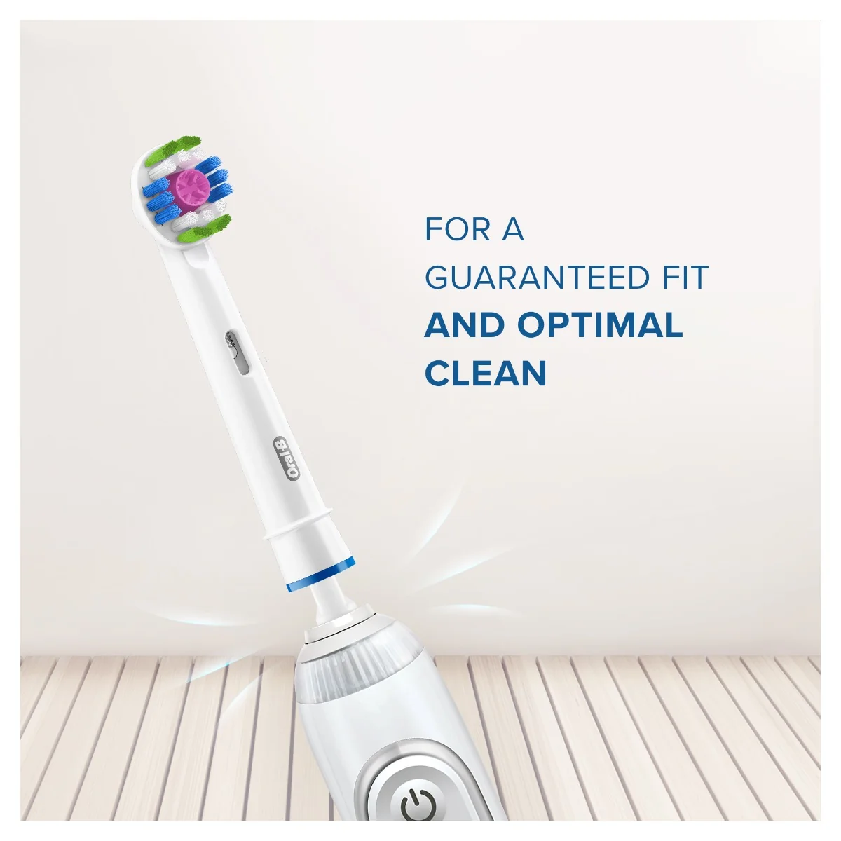 Oral-B EB18-4 3D White náhradní hlavice s Technologií CleanMaximiser 4 ks
