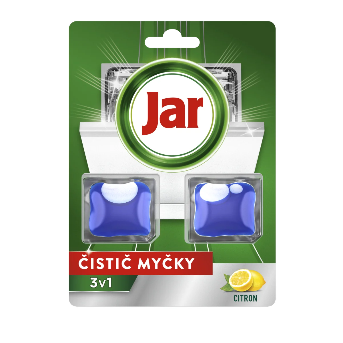 Jar Čisticí tablety do myčky 3v1 2 ks