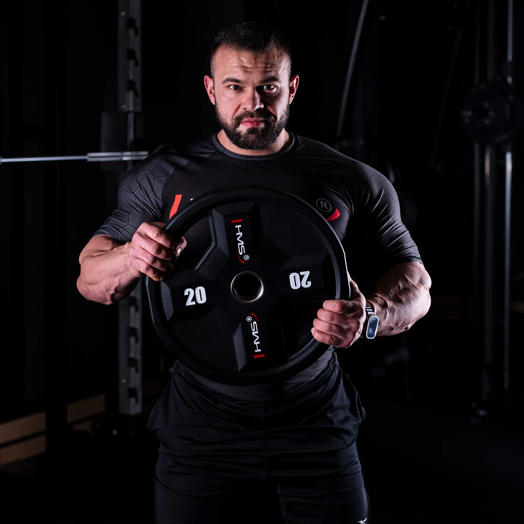 HMS Olympijský polyuretanový kotouč TPC20 20 kg