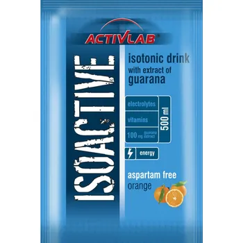 Activlab Isoactive iontový nápoj s guaranou pomeranč 20 sáčků