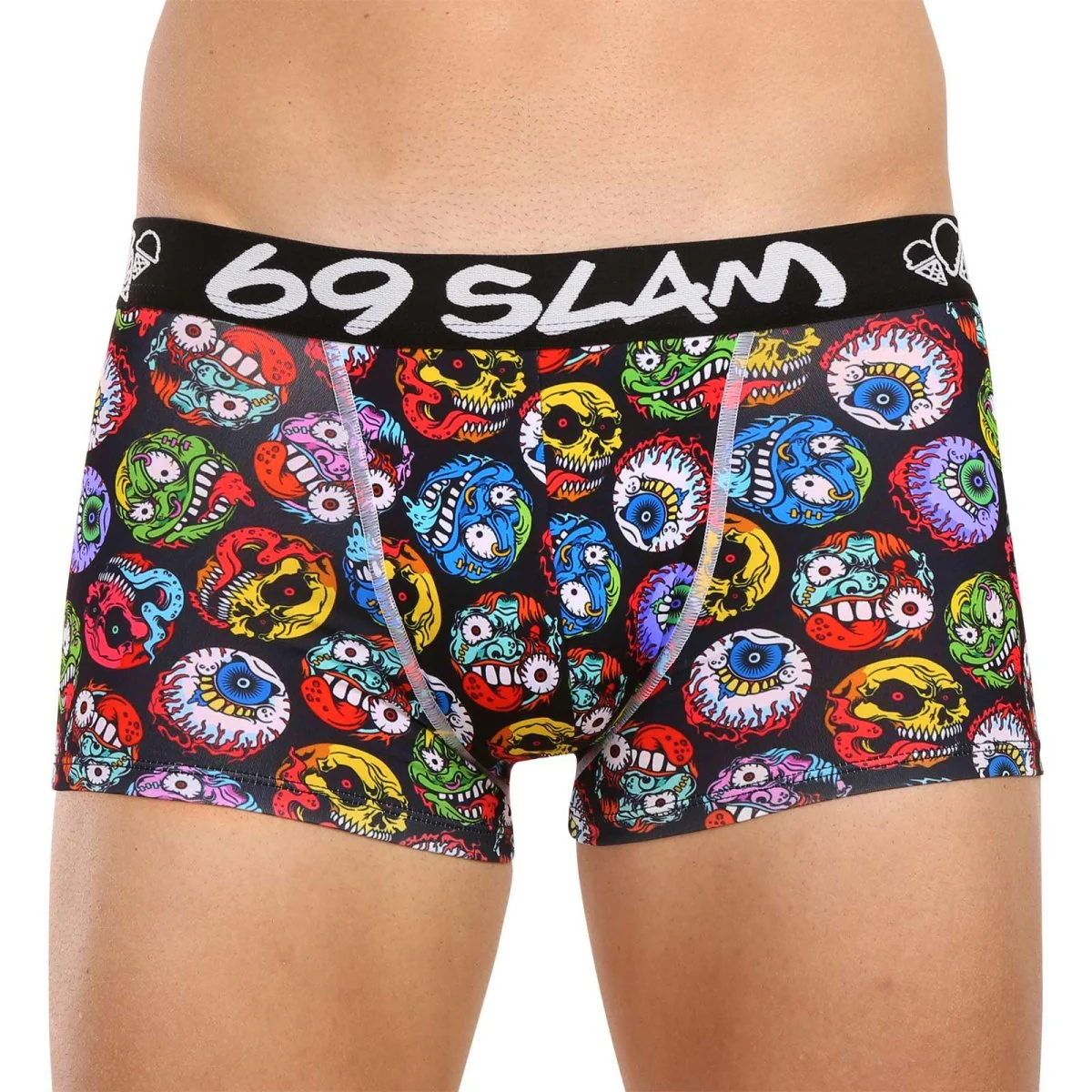69SLAM Pánské boxerky hip monster ball mason (MSYMNR-PO) L 