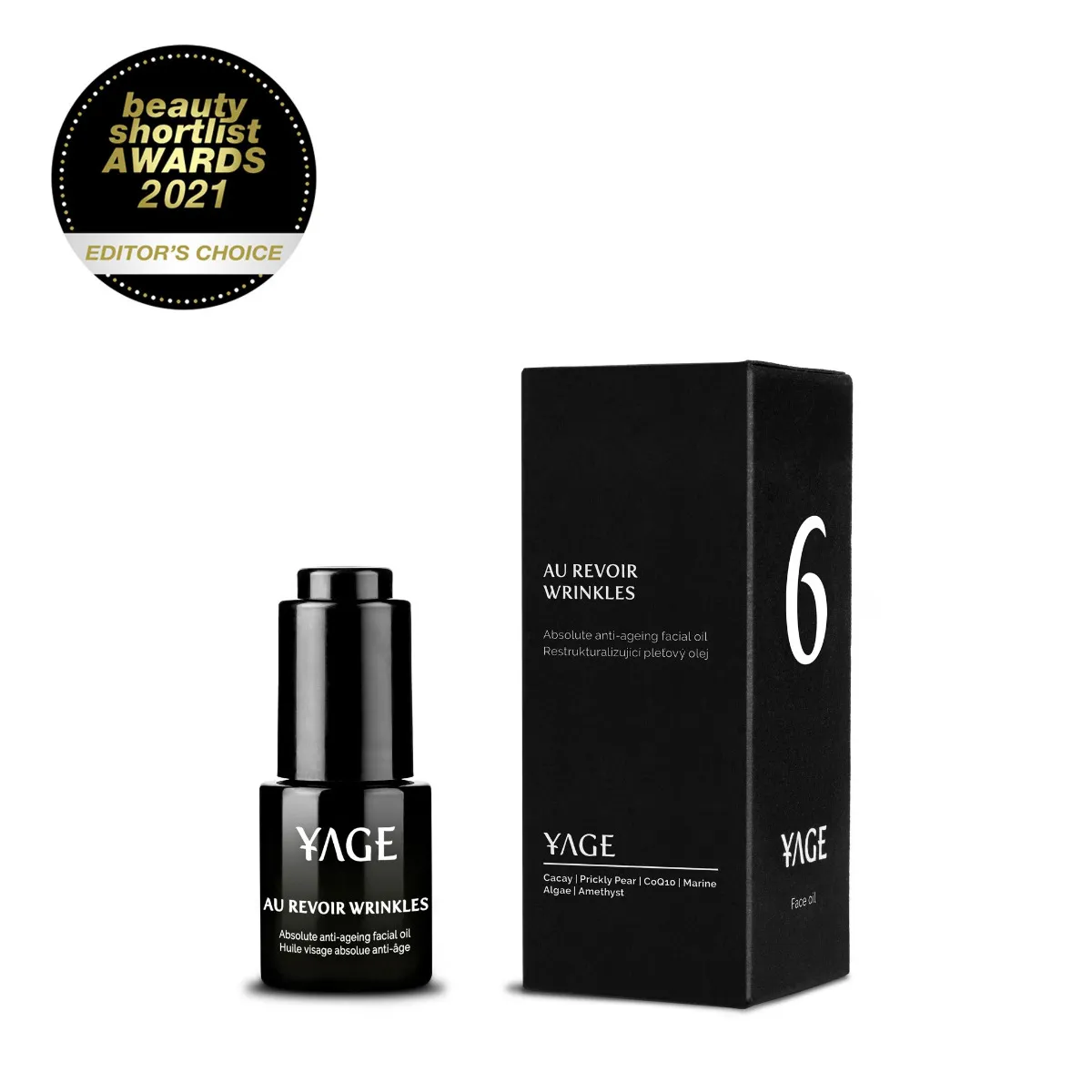 YAGE Au Revoir Wrinkles restrukturalizující pleťový olej 15 ml