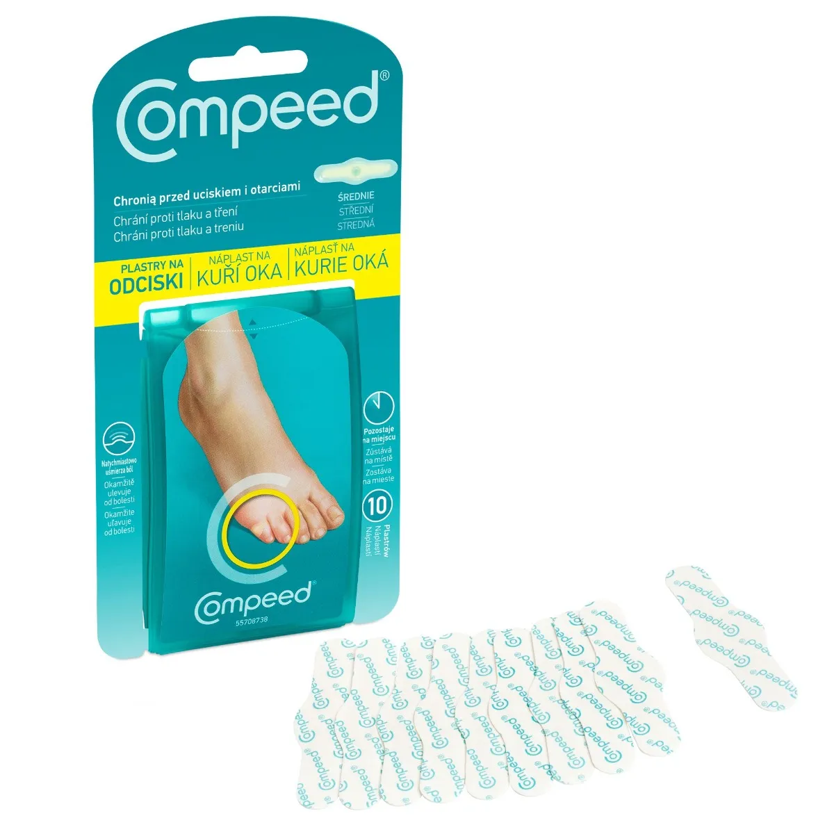 Compeed Náplast na kuří oka 10 ks