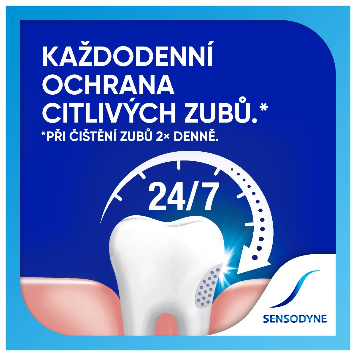 Sensodyne Extra Whitening zubní pasta 2x75 ml