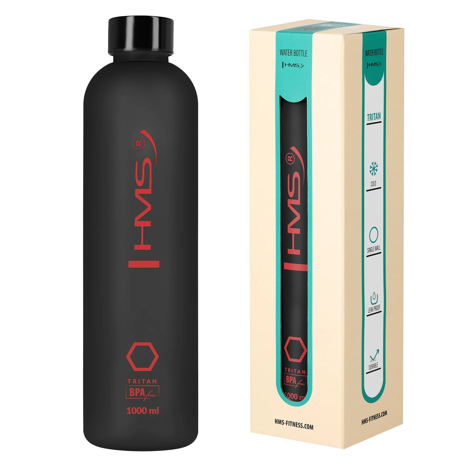 Nils Tritanová láhev na pití NCD61 1000 ml černá