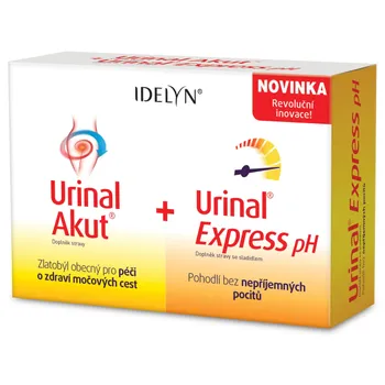Idelyn Urinal Akut + Urinal Express pH 10 tablet + 6 sáčků