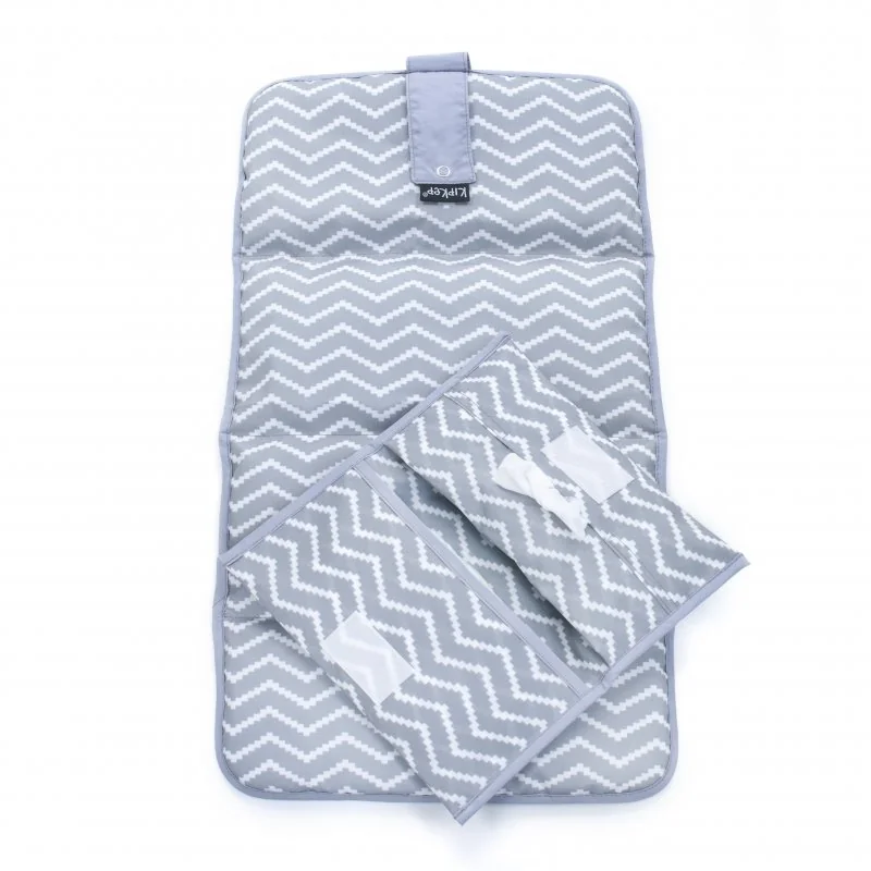 KipKep přebalovací set NAPPER COMBI-SET Silver Grey (bavlna)