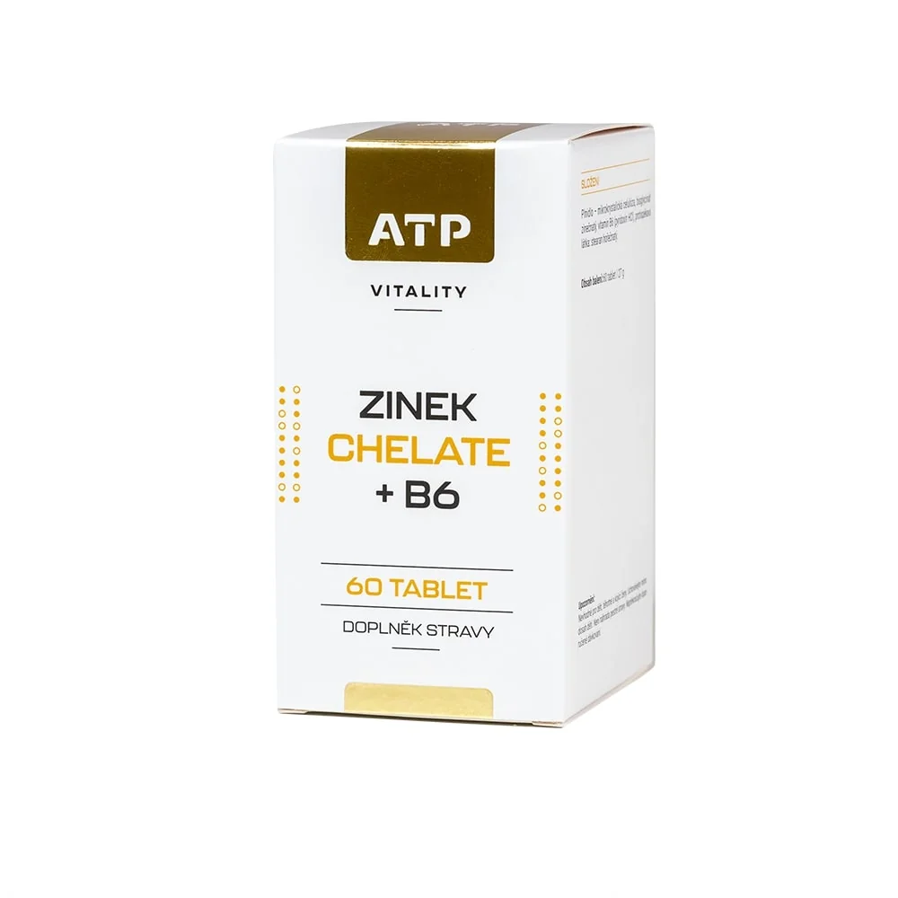 ATP Vitality Zinek Chelate + B6 60 tobolek