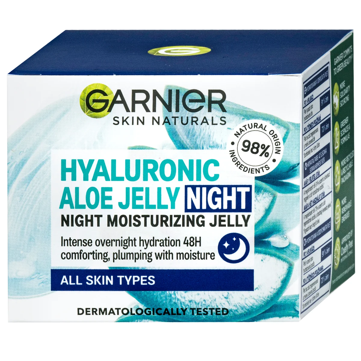 Garnier Hyaluron noční hydratační gel na obnovu kožní bariéry 50 ml