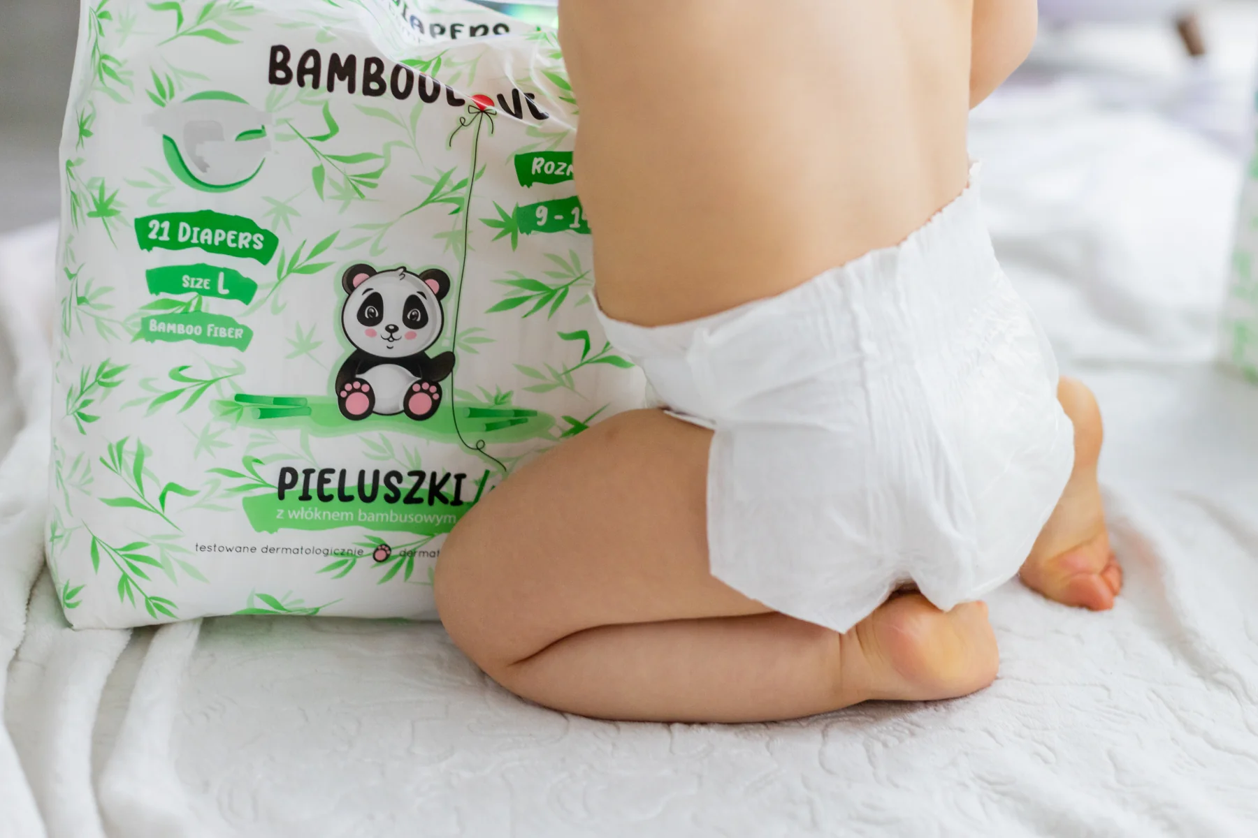 Bamboolove Pleny jednorázové Bambus vel. L 9-14 kg 21 ks