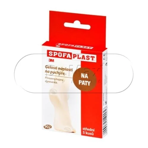 3M Spofaplast Gelové náplasti na puchýře na puchýře na patách 5ks