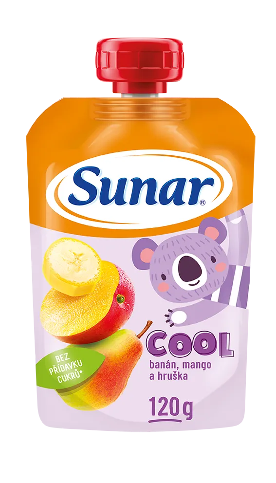 Sunar Cool ovoce Hruška, mango, banán kapsička 120 g