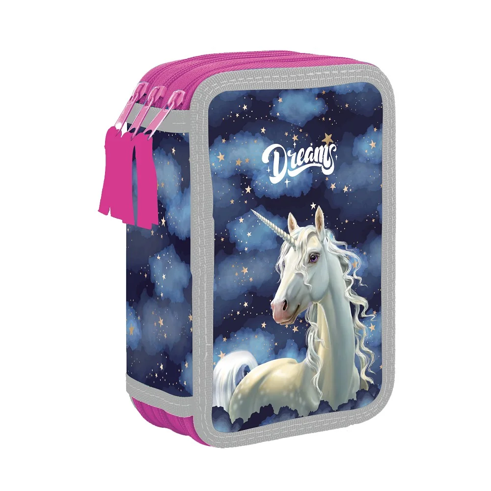 Oxybag Penál třípatrový prázdný - Unicorn 1 