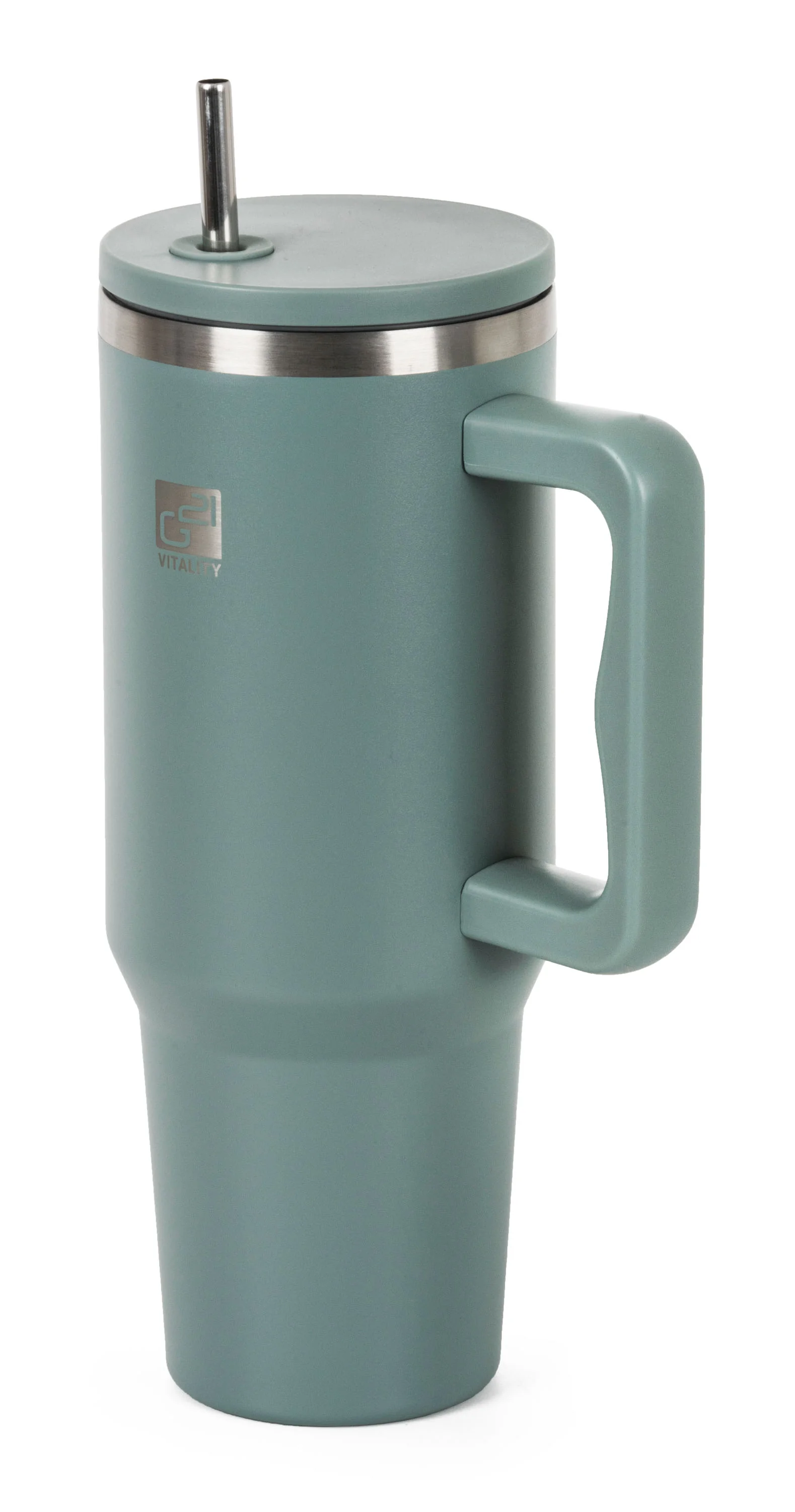G21 Termohrnek FlowCup 1200 ml eukalyptově zelený