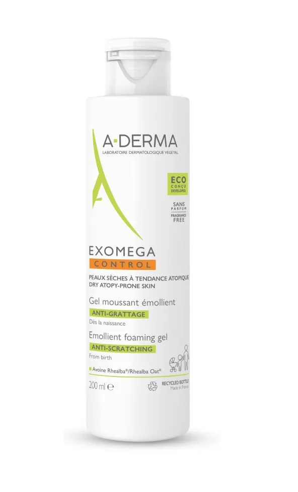 A-Derma Exomega Control zvláčňující pěnivý gel pro suchou kůži se sklonem k atopii