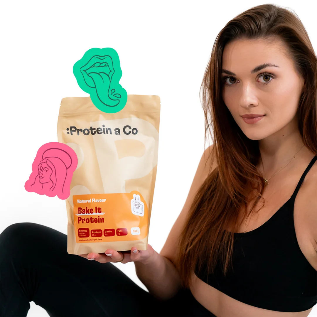 Protein a Co Protein na pečení Bake it! 500 g