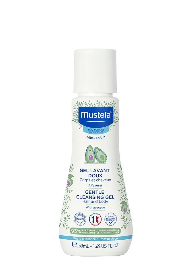 Mustela Kosmetická taška Vanity s miniaturami 3x50 ml