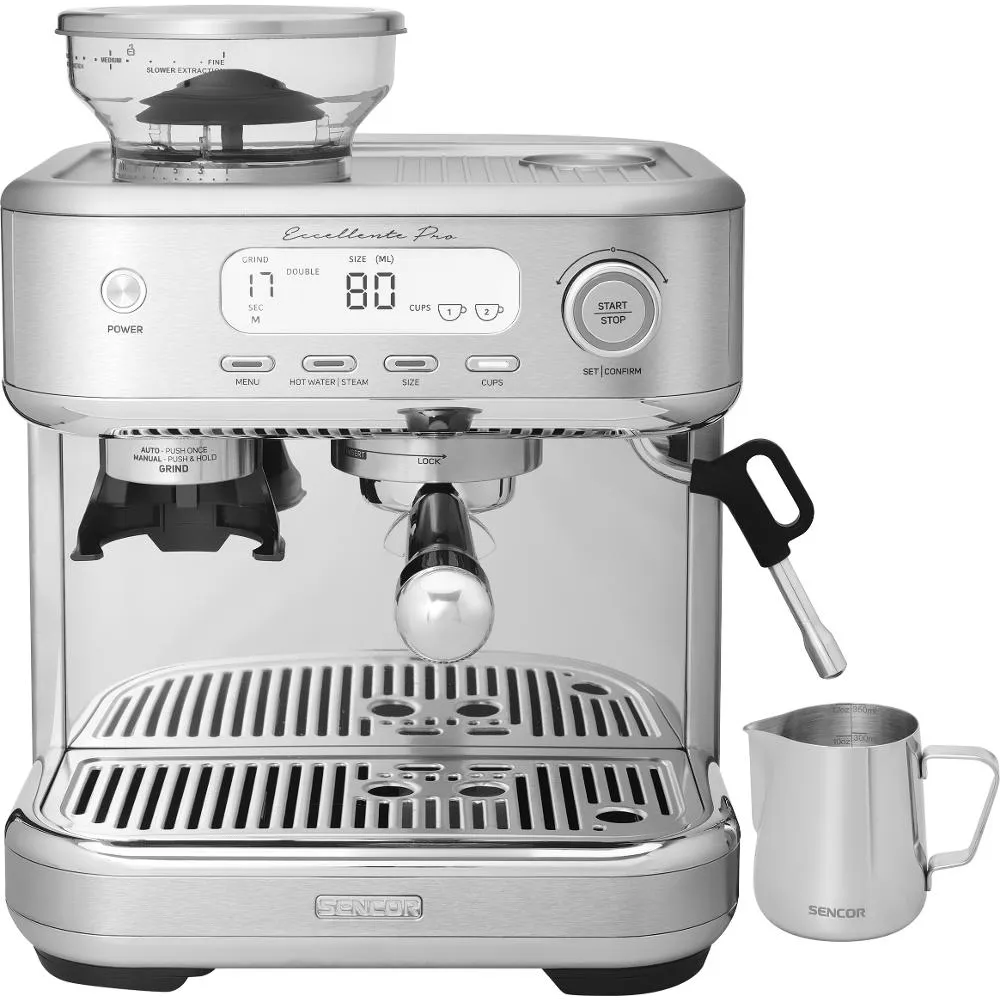 SENCOR SES 6050SS Espresso pákový kávovar stříbrný