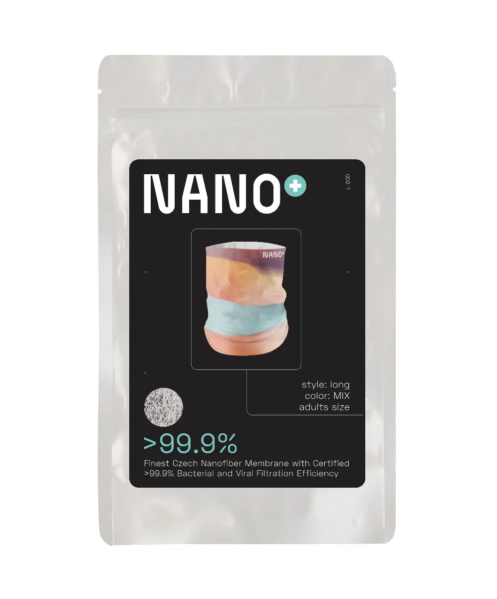 NANO+ Mix Nákrčník s vyměnitelnou nanomembránou