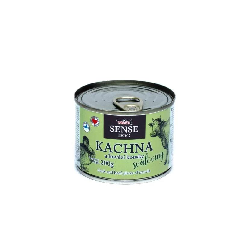 Sokol Falco SENSE DOG kachna a hovězí 200g