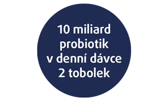 Biopron® Forte. 10 miliard probiotik v denní dávce 2 tobolek.