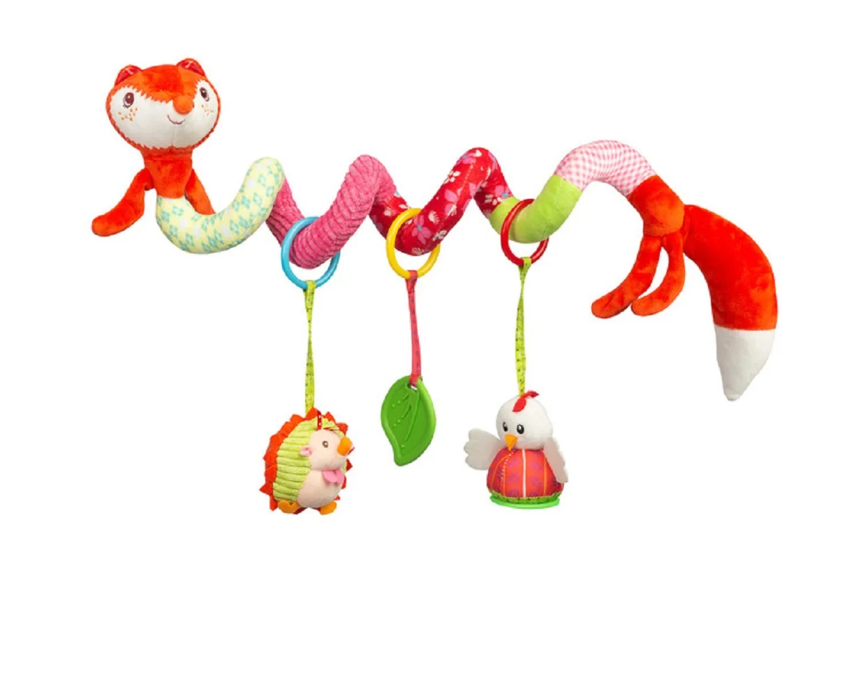 SENSILLO Edukační, kontrastní spirála Colorful - Liška