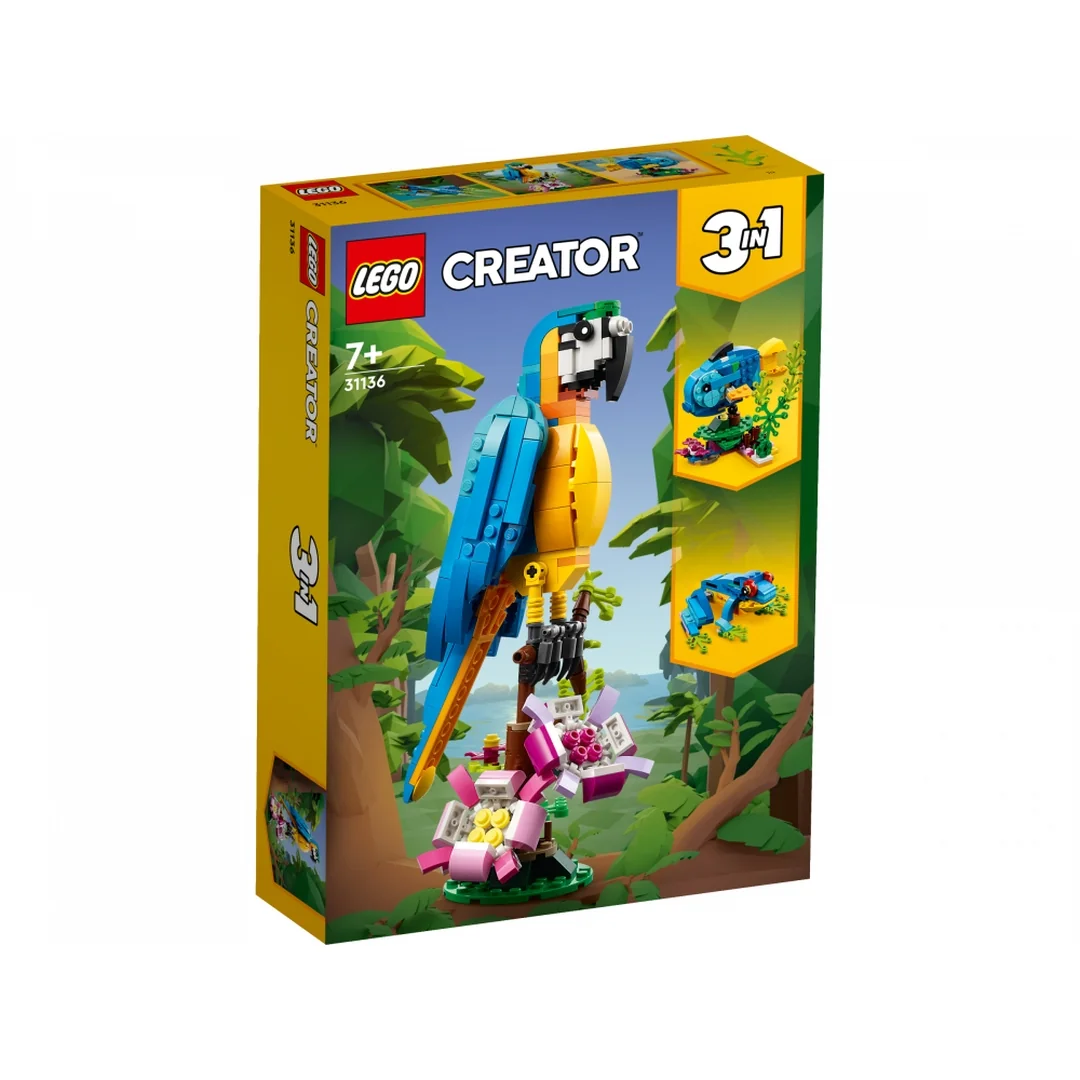 LEGO Creator 3 v 1 31136 Exotický papoušek