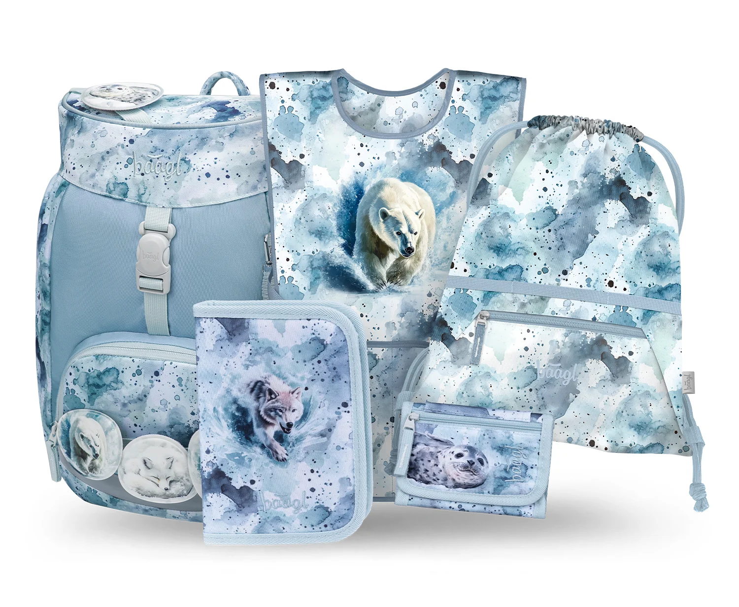 Baagl Školní set Airy Polar II