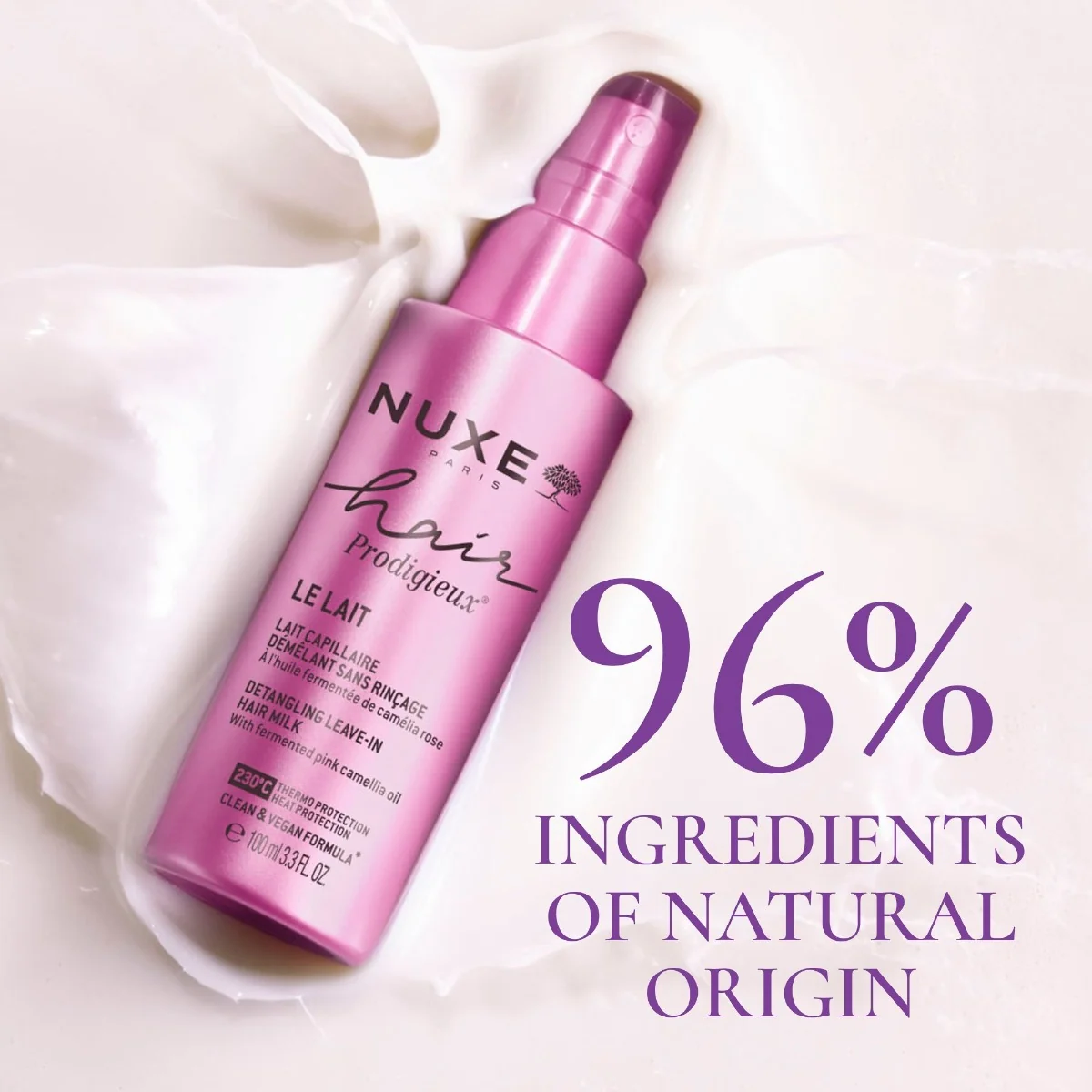 Nuxe Hair Prodigieux Leave-in mléko ve spreji pro⁠⁠⁠⁠⁠ snadné rozčesávání vlasů 100 ml