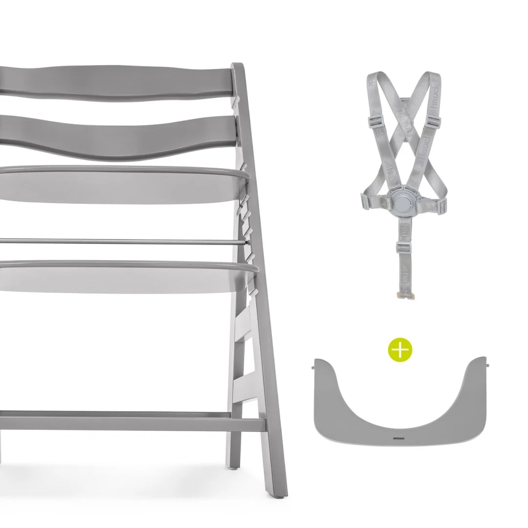 Hauck Alpha+ dřevěná židle, grey 