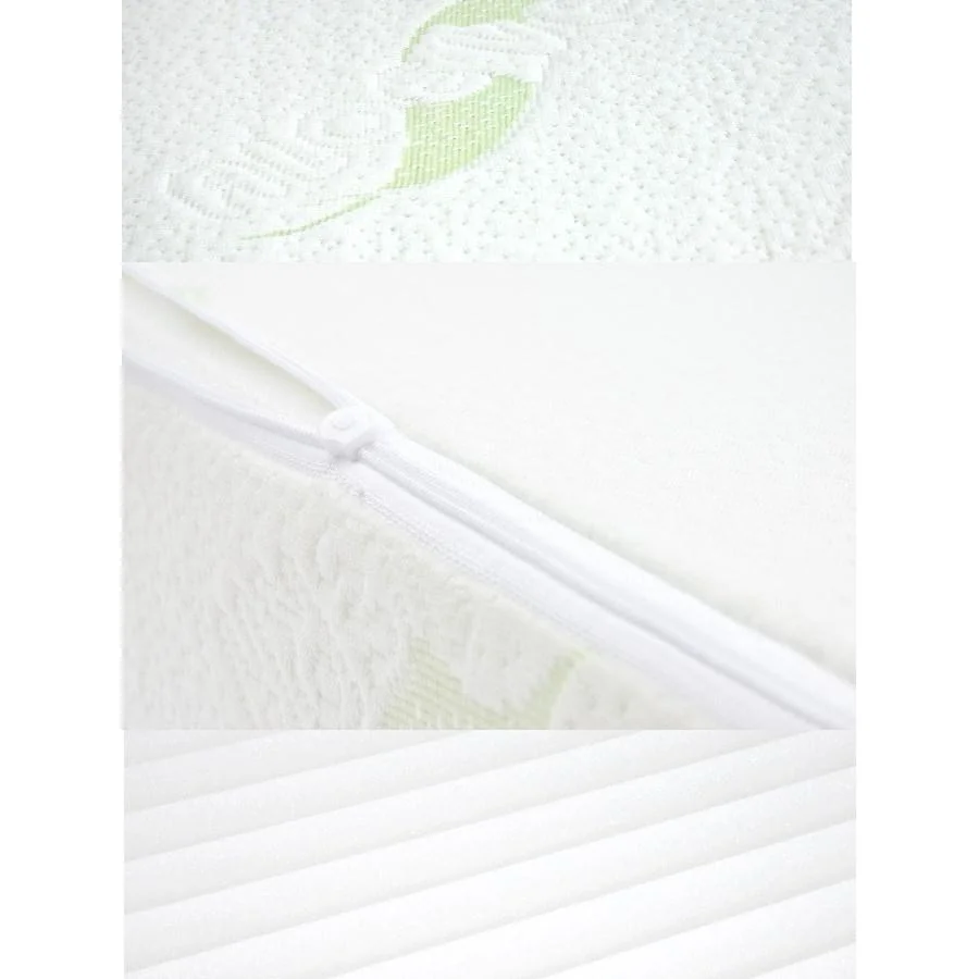 SENSILLO Polštář klín do postýlky Luxe Aloe Vera, 38x60cm
