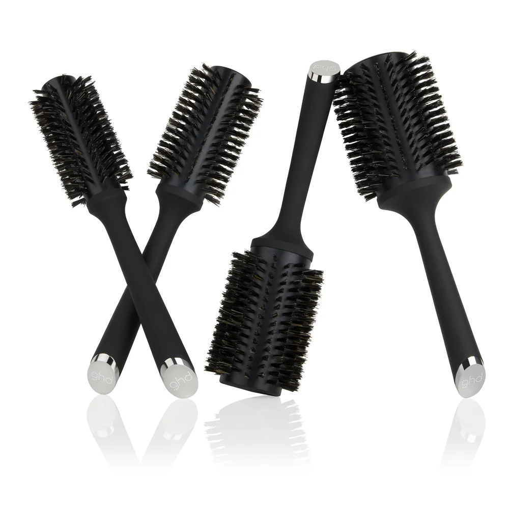 GHD The Smoother kulatý kartáč se štětinami 1 ks černý