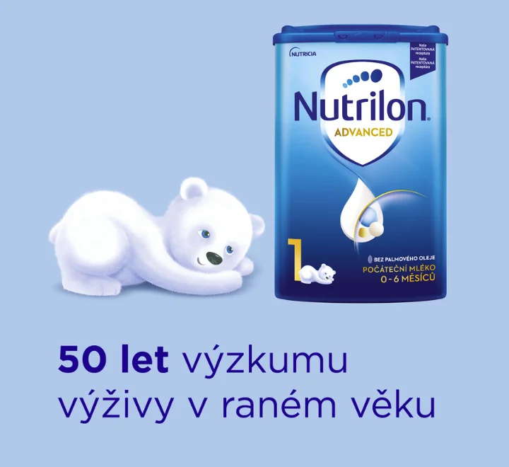 Nutrilon Advanced - 50 let výzkumu výživy v raném věku