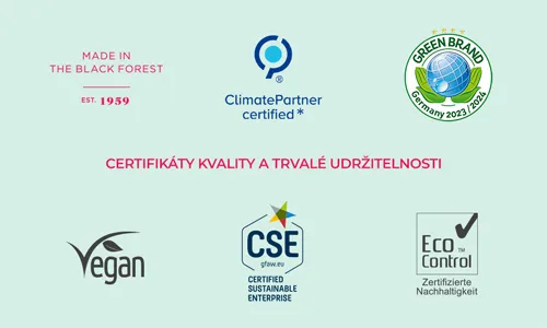 Annemarie Börlind. Certifikáty kvality a trvalé udržitelnosti.