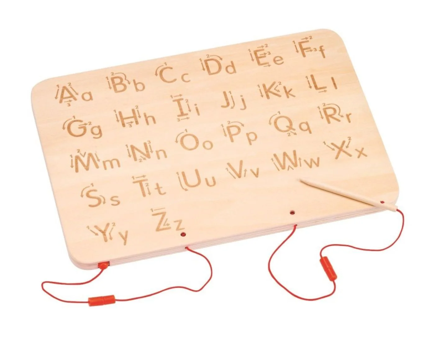 Lelin Oboustranná magnetická tabule Vláček + nácvik psaní – Lelin