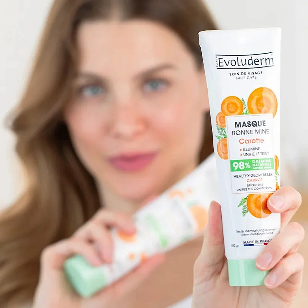 Evoluderm Pleťová maska s mrkvovým extraktem 150 g