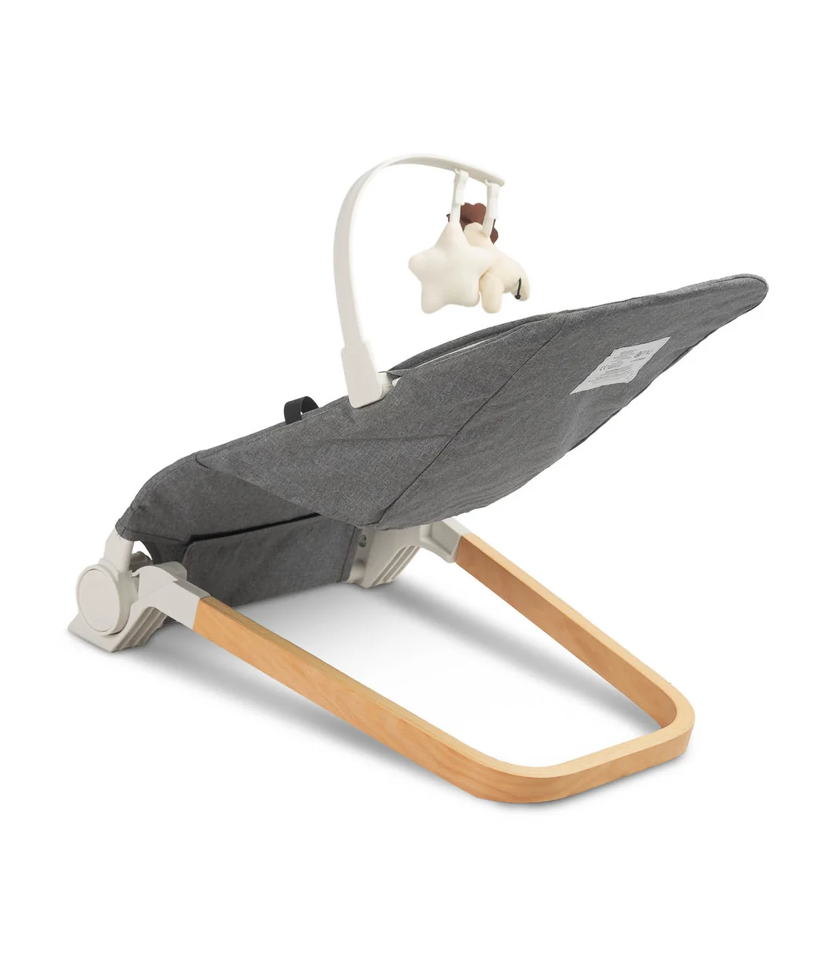 Caretero Kojenecké lehátko, ergonomické Pine - šedé