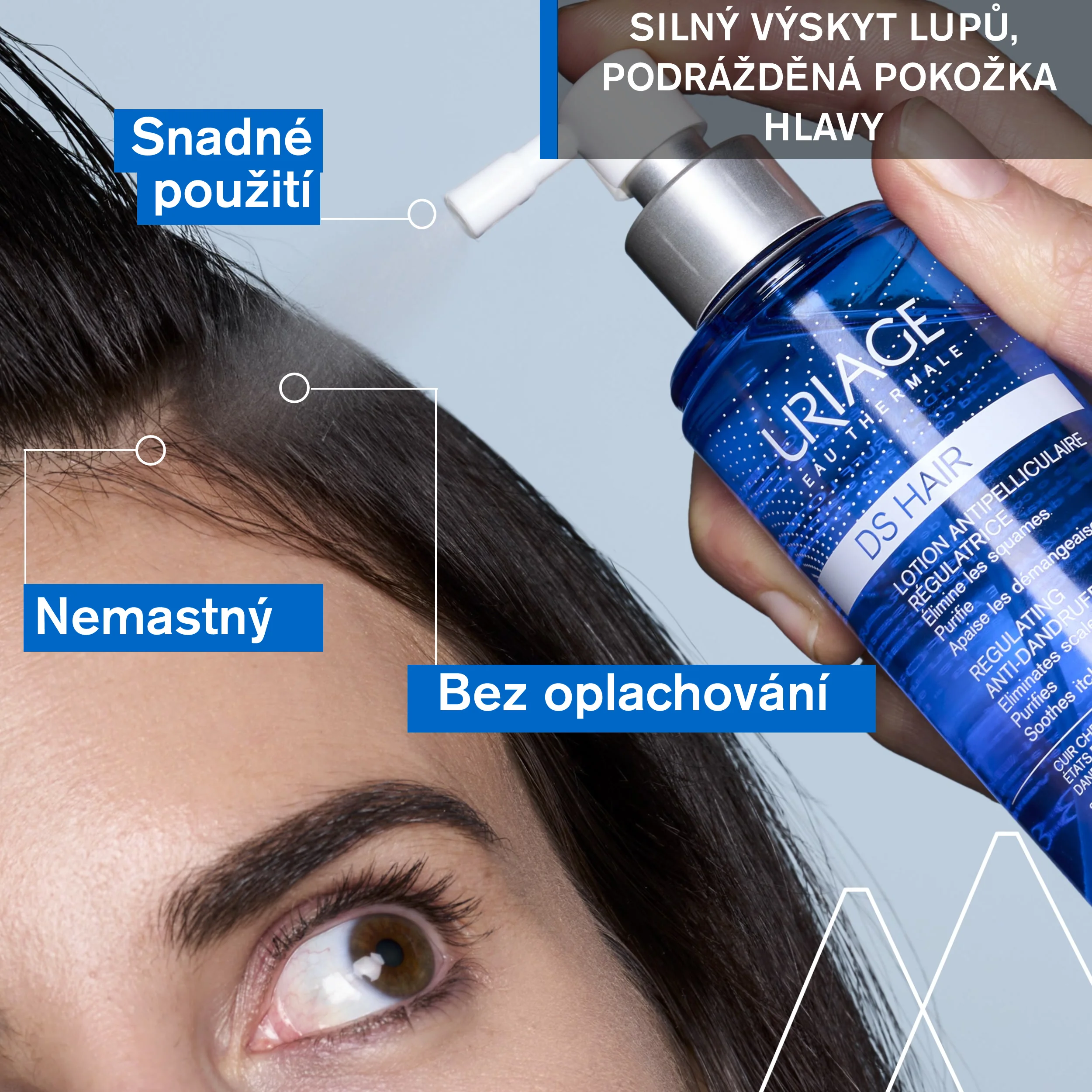 Uriage DS Sprej proti lupům 100 ml