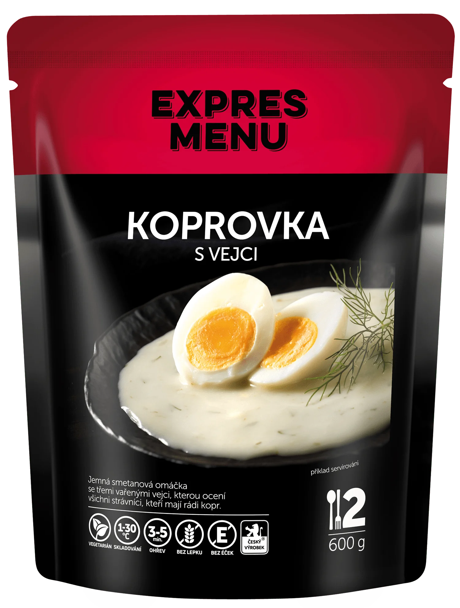 EXPRES MENU Koprovka s vejci 600 g (2 porce)