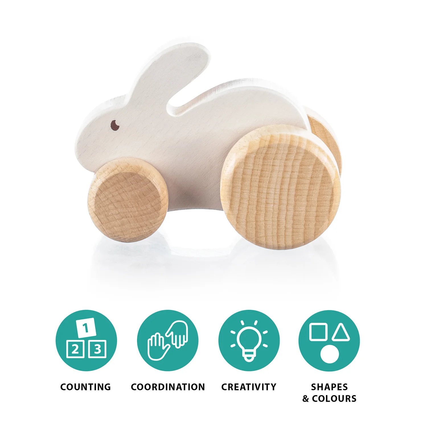 Zopa Dřevěné jezdící zvířátko, Rabbit 2